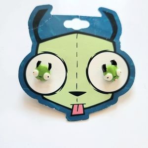 Invader Zim Stud Earrings